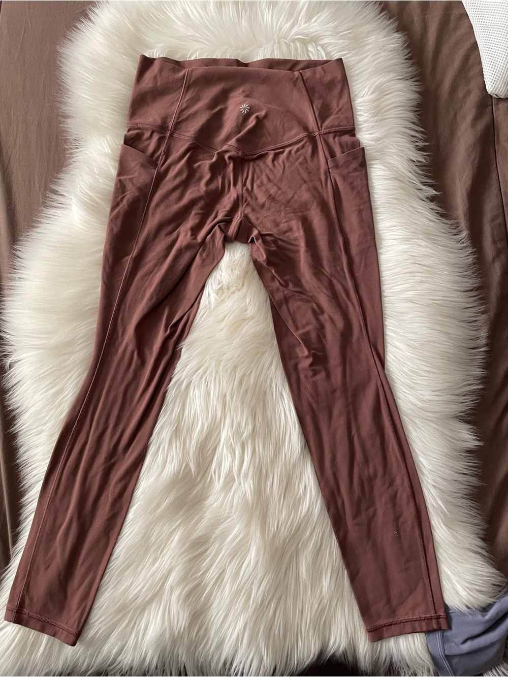 Athleta High-Waist Brown Leggings